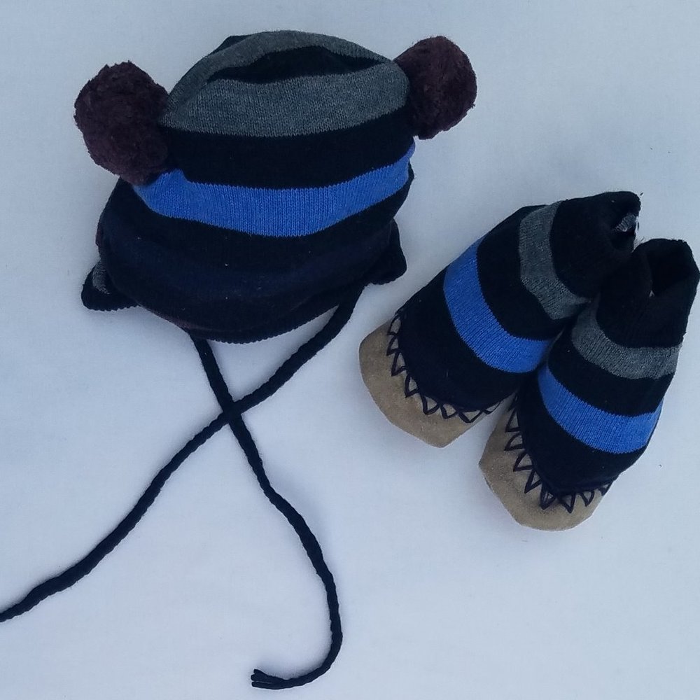 Hat & Bootie Set